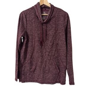 St. John's Bay Deep Ruby‎ SD Lightweight Cowl Neck Sweater Size Small NWT
